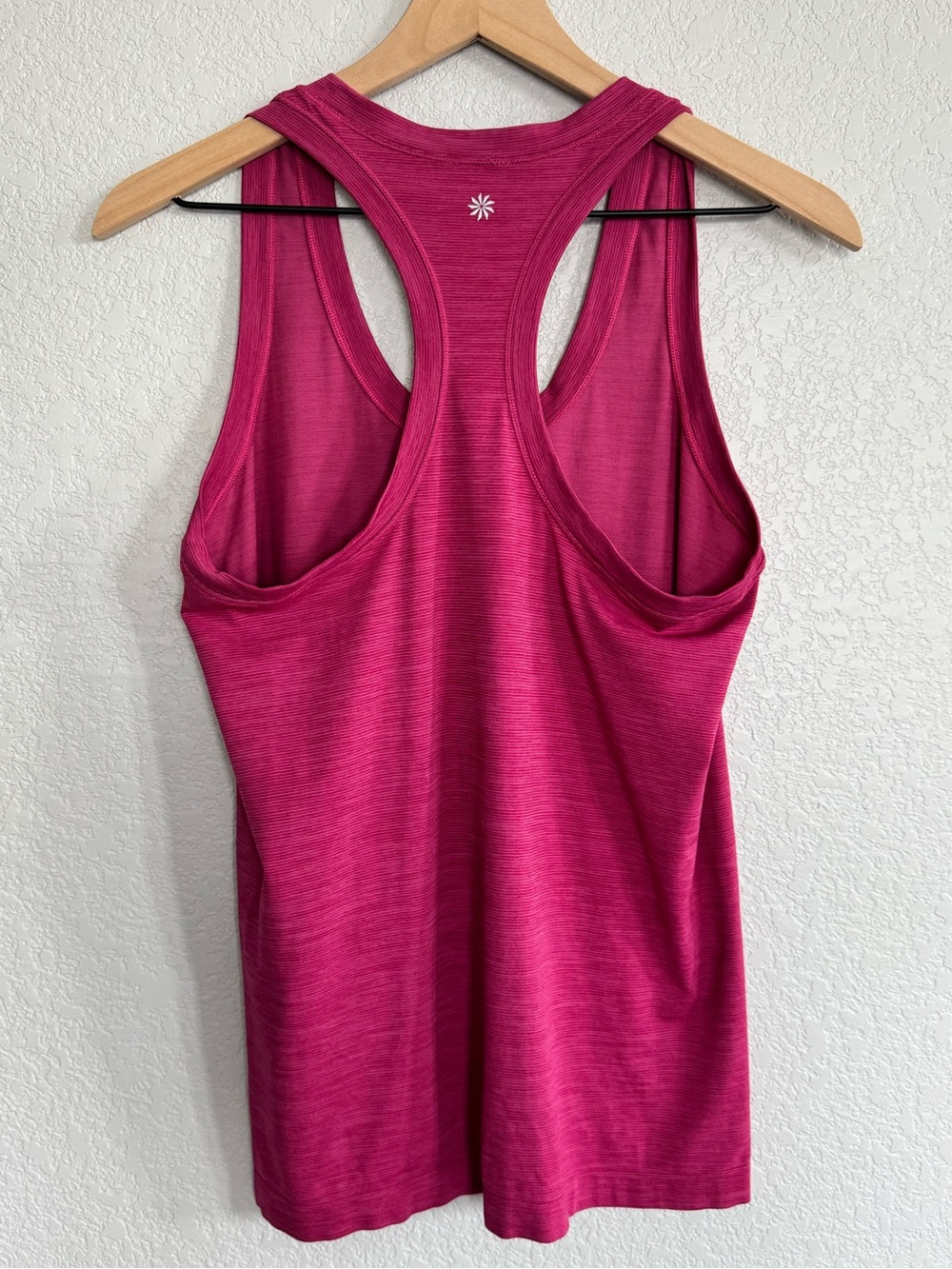 Athleta Pink Racerback Tank Top - Size Medium - Picture 5 of 5
